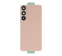 Generico Ricambio compatibile con SAMSUNG GALAXY S25 5G S931B SM-S931B Copri Batteria con cover lens CAMERA Vetro Posteriore Back Cover Retro Scocca + biadesivo adesivo + lente (Pink Gold)