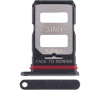 Generico Ricambio Compatibile con Xiaomi 13T / 13T Pro 23078PND5G Vassoio Try tray alloggio porta scheda Dual SIM Card Sim 1 + SLOT SIM 2 slitta lettore (Nero)