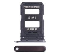 Generico Ricambio Compatibile con XIAOMI 14 23127PN0CC 23127PN0CG / XIAOMI 14 PRO Try Tray Vassoio alloggio Porta Scheda Dual SIM Card Sim 1 + Slot SIM 2 Slitta Lettore (Nero)