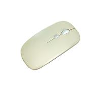 Generico Ricaricabile senza fili Bluetooth compatibile Mouse portatile silenzioso mouse ergonomico per iPad Computer Laptop Tablet Phone Office Gaming Mouse Ampiamente Compatibile (Yellow)