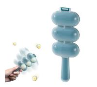 Generico Rice Ball Maker, Cute Rice Ball Mold, Box Mold, Non-Stick,Three Consecutive Baller Shaker, Kitchen Tools,Shakers Lunch Maker Mould, Firm Use, Neat Shape, Save Cooking Time,for Camping Picnic