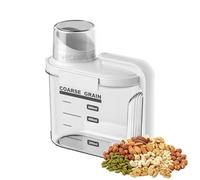 Generico Rice Storage Container, Airtight Food Grain Container, Portable Food Jars With Handle, Food Storage Container For Oatmeal, Clear Rice Storage Jar, Kitchen Food Storage Solution