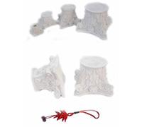 Generico ricevi 1 CAPITELLO Base Tonda 3 CM Base Quadrata 4 CM in Gesso per PASTORI PRESEPE San Gregorio ARMENO Artigianali sheperds Crib Portachiavi Omaggio