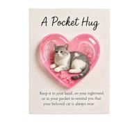 Generico Ricordo Del Gatto | Cartolina Ricordo A Forma Di Cuore Positivo E | Cartoline Emotive Per Adulti | Per Donne Ragazze Adolescenti Natale Vacanza Condoglianze Incoraggiamento Supporto