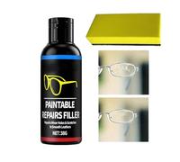 Generico Riempitivo Antigraffio Per Per Occhiali - Pasta Riempitiva Per Micrograffi Da 38 G, Chiarificatore Per Ottiche Non Abrasivo, Composto Temporaneo Per Mascherare L'attaccatura Dei Capelli |