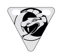 Genérico Riflettori per bicicletta - Segnale di avvertimento da ciclista - Piastra triangolare posteriore per bambini adulti su percorsi notturni Passeggiate familiari