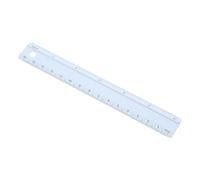 Generico Righello in Lega di Alluminio Multiuso con Scala Chiara e Resistente, Strumento di Misura per Disegno Tecnico e Uso Scolastico, Compatto per Astucci e Zaini