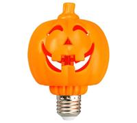 Generico Right Up Pumpkin - Lanterne di per l'esterno | Bulb 3W Lampada a Fiamma a LED realistica, PP Vintage Design per Camera da Letto, Interno, Portico, Esterno, Percorso, 12,2 cm