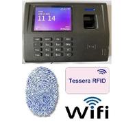 Generico RILEVATORE PRESENZE WIFI, CON 100 BADGE, L'UNICO MARCATEMPO CON CORSO ISTRUZIONE SOFTWARE PER 4 MESI, IMPRONTA DIGITALE+RFID, WEBSERVER, SOFTWARE IN ITALIANO. VENDUTO DA AZIENDA ITALIANA