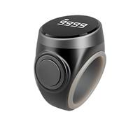 Generico Ring Counter, 4 Digit Handheld Clicker Pitch Counter, Digital Tasbeeh Prayer Counting Tool for Meditation, Relaxation