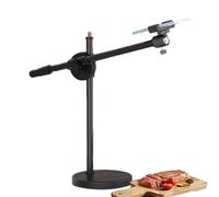 Generico Ring Light Overhead - Montaggio di telefoniale, supporto per montaggio per fotocamera sopraelettrica - supporto per treppiede per montaggio per telecamera per la testa per streaming live, ist