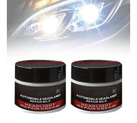 Generico Rinnova Fari Auto, 2025 Nuovo Kit Lucidatura Fari Auto, Kit Pulizia Auto per Kit Polimero per Fari, Ripristino Fari Auto Polimero per Riparazione Ossidazione, Migliorare visibilità (2PCS)
