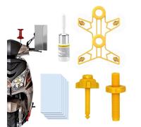 Generico Riparazione del Parabrezza - Soluzione Rapida per Il Vetro 'Auto - Kit per La Riparazione e Scheggiature del Vetro | per Il Parabrezza 'Auto, Specchi, Vernice E Finestrini