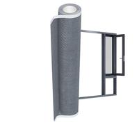 Generico Riparazione della rete del nastro per schermi - Materiale PE, nastro autoadesivo impermeabile a lunga durata, kit di riparazione per porte e finestre per il bagno della camera da di casa |