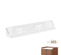 Genérico Ripiani da parete in acrilico | Supporto organizer invisibile - Mensola da parete in acrilico - per la decorazione della toeletta del bagno della camera da letto e collezione di profumi coppe