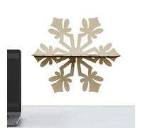 Generico Ripiani Galleggianti,Ripiano A Di Neve In Legno Per Parete,Supporto di Archiviazione Cavo | per Soggiorno Cucina Camera dei Bambini Bagno Dormitorio Garage Lavanderia Armadio