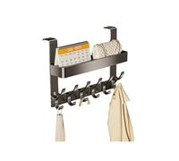 Generico Ripiani Organizer For Porta Dispensa, Portaspezie Da Appendere, Sopra La Con 1 Cestello E 5/6/7/8 Ganci For Bagno, , Camera Letto(Color2,38x6x28cm)