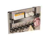 Generico Ripiani Organizer For Porta Dispensa, Portaspezie Da Appendere, Sopra La Con 1 Cestello E 5/6/7/8 Ganci For Bagno, , Camera Letto(Color2,52x6x28cm)