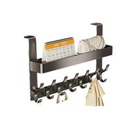 Generico Ripiani Organizer For Porta Dispensa, Portaspezie Da Appendere, Sopra La Con 1 Cestello E 5/6/7/8 Ganci For Bagno, , Camera Letto(Color2,45x6x28cm)