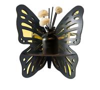 Generico Ripiano Angolare Galleggiante, Scolapiatti Murali Decorativi con Farfalle, Scaffale Libreria In Legno Stile Retrò Per Camera Soggiorno Ufficio Cucina Garage