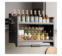 Generico Ripiano Estraibile For Armadietto,Scolapiatti Estraibile,Organizer For Ripiani Estraibili A 2 Livelli,per Armadio Guardaroba,Può Sostenere 15 Kg(860x260x540mm)