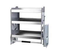 Generico Ripiano Estraibile For Armadio Da Cucina A 3 Livelli, Cestello Di Sollevamento For Scaffali For Carichi Pesanti For Pensile Superiore Della Cucina(560x280x630mm)