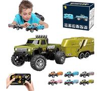 Generico Riprush Mini Monster 1:64 Off-Road LED Alloy Racer,360° Flip Rip Rush Alloy Racer with LED Lights,3-Speed Modes,Built for Stunts,Made to Flex,Unleash Adventure (Yellow)