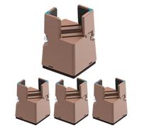 Generico Risers Table Legs, Heavy Duty Bed Raiser Counter Riser, 1.97 Inches Furniture Raisers Blocks & Non Slip Base, Chair Couch Lifters for Added Height, Living Rooms, and Storage Access