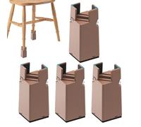 Generico Risers Table Legs, Heavy Duty Bed Raiser Counter Riser, 1.97 Inches Furniture Raisers Blocks & Non Slip Base, Chair Couch Lifters for Added Height, Living Rooms, and Storage Access