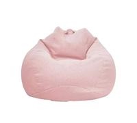 Generico Rivestimento Reversibile For Poltrona Bean Bag Protezione Mobile Copriletto For Divano Pouf Ottomano Con Cerniera Invisibile Aggiornamento Arredo Casa(rosa,80 * 90cm)