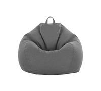 Generico Rivestimento Reversibile For Poltrona Bean Bag Protezione Mobile Copriletto For Divano Pouf Ottomano Con Cerniera Invisibile Aggiornamento Arredo Casa(Gray,100 * 120cm)