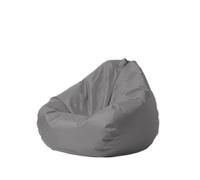 Generico Rivestimento Rinforzato For Poltrona Bean Bag Con Cerniera Invisibile Tessuto Oxford Resistente Protezione Divano For Interni Esterni For Casa Ospitalità(Gray,120 * 130cm)