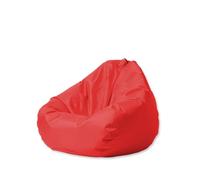 Generico Rivestimento Rinforzato For Poltrona Bean Bag Con Cerniera Invisibile Tessuto Oxford Resistente Protezione Divano For Interni Esterni For Casa Ospitalità(Red,120 * 130cm)