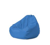 Generico Rivestimento Rinforzato For Poltrona Bean Bag Con Cerniera Invisibile Tessuto Oxford Resistente Protezione Divano For Interni Esterni For Casa Ospitalità(Blue,120 * 130cm)