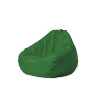 Generico Rivestimento Rinforzato For Poltrona Bean Bag Con Cerniera Invisibile Tessuto Oxford Resistente Protezione Divano For Interni Esterni For Casa Ospitalità(Dark green,110 * 120cm)