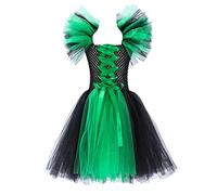 Generico Robe Tutu d'halloween pour Bébé Fille,Vestito Halloween Gotico Costume da Ragazza per Vestito Carnevale Bambina Deguisement Bebe Jupe Plissée Mi Longue Enfants Vestire Festa