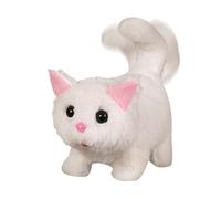 Generico Robot CAT ROBOT REMOTE | Walking Talking Feline Set Interactive Talking Cats | Kitten Talking Interactive Kitten Canting Dancing Touch Controls con lussuoso gattino Electric per Kid