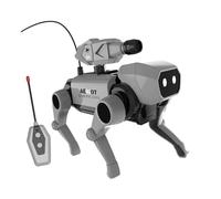 Generico Robot Dog - 7.13 Inches Interactive Action Toy for Hands on Learning, Creative Play with Assembly Function, Educational Pet for Kids, Preschool, Classroom, Garden, Yard, Indoor, White, Gift
