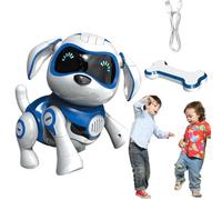 Generico Robot Dog, Electronic Puppy Toy, 9.06x7.09x3.94 Inches USB Charging Sing Dance & Programmable Functions, Realistic Interactive Pet with Picture Button for Boys and Girls Playtime