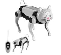 Generico Robot Dog Toy, Interactive RC Pet, Touch Sensor Feature, Smart Movement Function, Rechargeable Battery Operated, Great for Indoor Playtime and Travel Fun, 5.31x2.76x3.15 inches