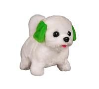 Generico Robot Dogs for Adults, Realistic Interactive Robotic Walking Toy, Barking Plush Dog Doll, Wagging Tail Companion, Perfect Stuffed Animal Pet for Birthday and Home Entertainment
