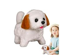 Generico Robot Dogs for Adults, Realistic Interactive Robotic Walking Toy, Barking Plush Dog Doll, Wagging Tail Companion, Perfect Stuffed Animal Pet for Birthday and Home Entertainment