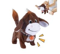 Genérico Robot elettrico interattivo peluche con voce e movimento | Giocattoli di peluche natalizi per ragazzi e ragazze, calzini pasquali, esposizione su scaffale