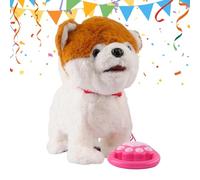 Genérico Robot, giocattoli di peluche interattivi e realistici, robot con intelligenza artificiale, rilevamento tattile e imitazione del suono, per bambini e ragazze, compleanno, Natale Pasqua