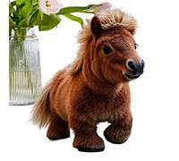 Genérico Robot Horse - Giocattolo elettrico interattivo intelligente di Plush Horse, Electronic Companion, Soft Robotic Pet Toy | Realistic Simulation For Boys, Girls, Birthday Gift, Home Play