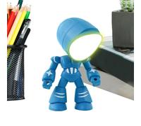 Generico Robot Night Light - LED Cartoon Lantern Robot Figure Bedroom Lamp