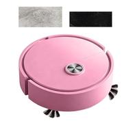 Generico Robotic Vacuum Cleaner - Mini Automatic Floor Cleaning Robot, Rechargeable Smart Mop Device | PP Body Pet Hair Dust Sweeper For Hardwood Tile Carpet Home Office Living Room Bedroom Use