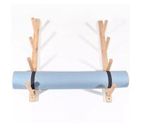 Generico Robusto Organizer da Parete per tappetini da Yoga - Supporto Durevole per la casa e la Palestra, Contiene 4 tappetini e rulli in Schiuma, Ideale per studi, Club e spazi Fitness, Robusto Desi