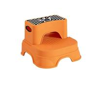 Generico Robusto Sgabello Per Il Bagno - Sgabello Doppio Per I Più Piccoli | Sgabelli Antiscivolo, Per Bambini Per L'uso Del Vasino E Da Utilizzare In Cucina E In Bagno, Facili Da Pulire