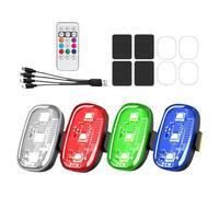 Generico Rock Wireless 7 Colori RGB Segnali di Avvertimento con Telecomando